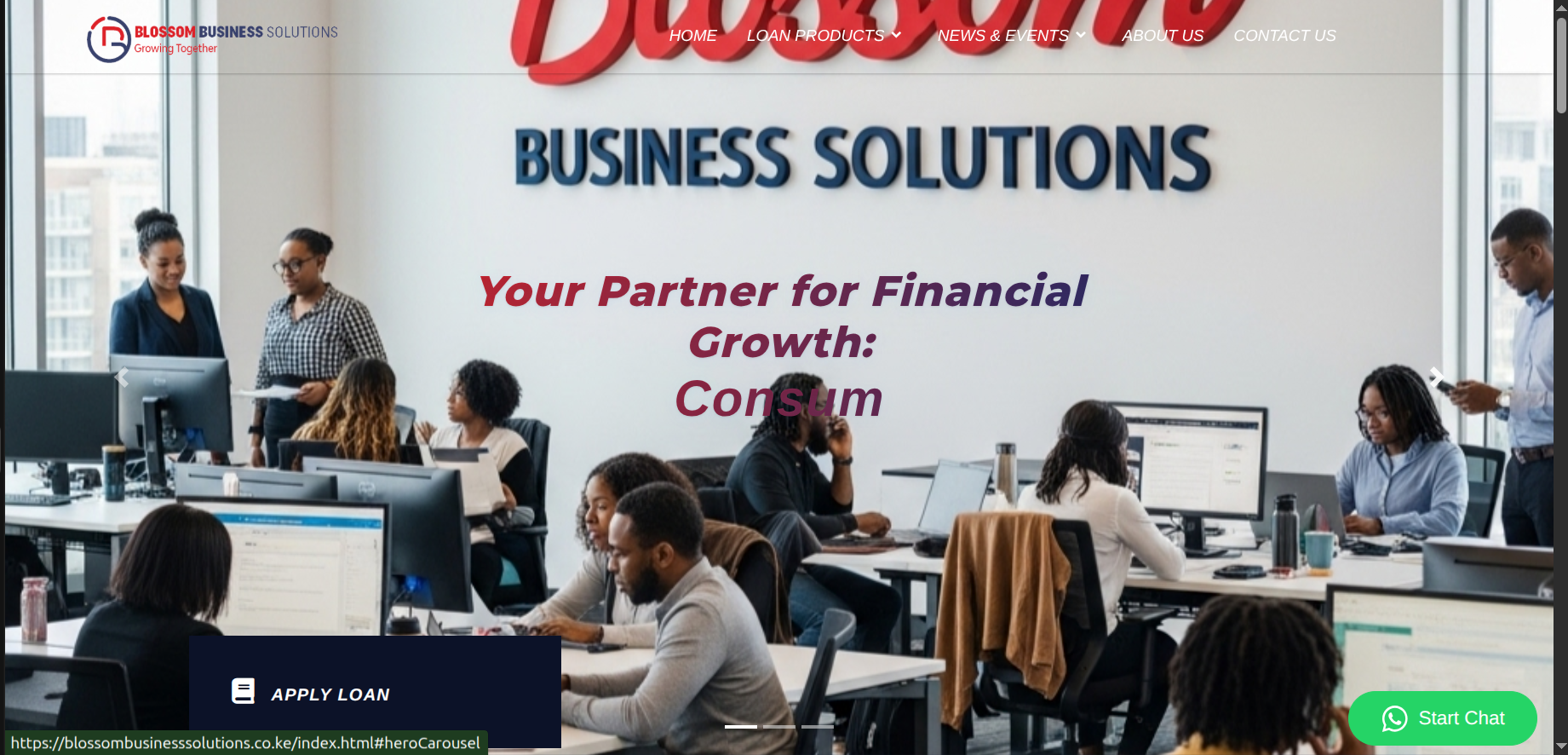 Blossom Business Solutions — Microfinance Platform